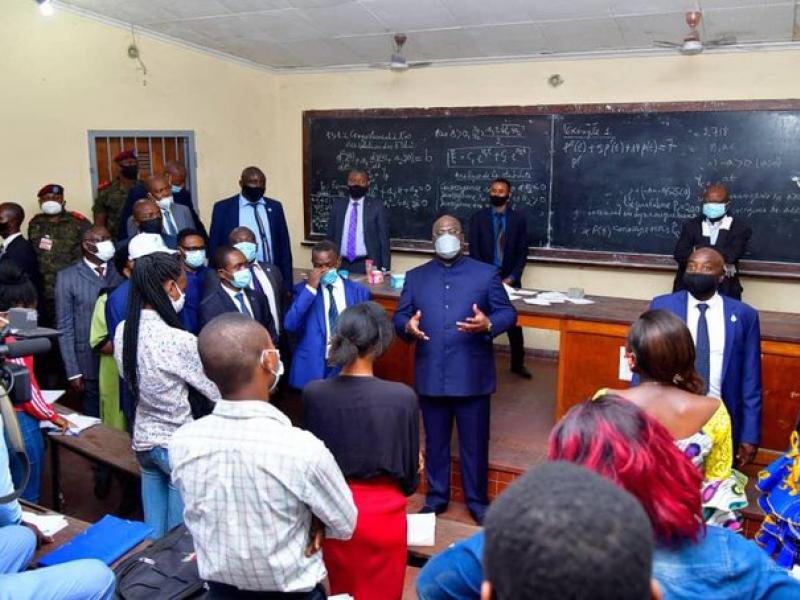 Felix Tshisekedi à l'Unikin